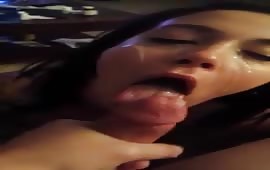 She gives the best blowjob and loves cumshots